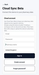 PharmaAudit drug expiry tracking allows you to sync your data between devices