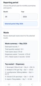 PharmaAudit - pharmacy reporting app